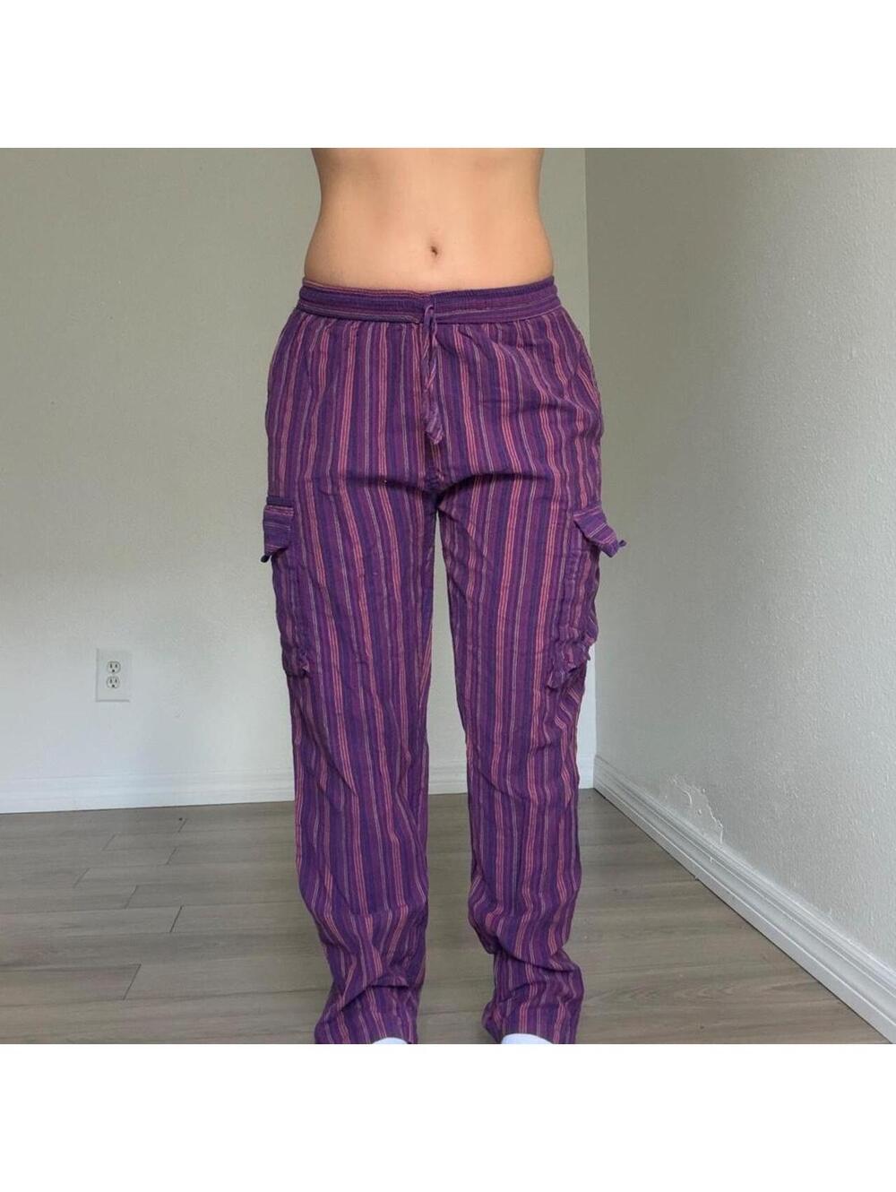 BOHO STRIPE HIPPIE PANTS